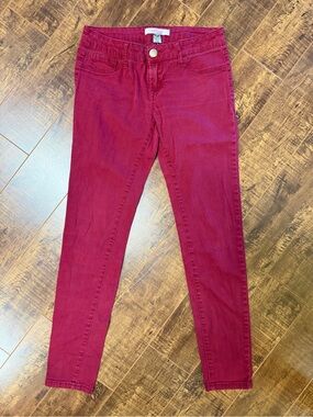 refuge Burgundy Skinny Jeans